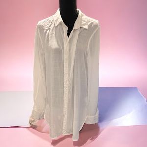 CLOTH & STONE White button down‎ shirt size large